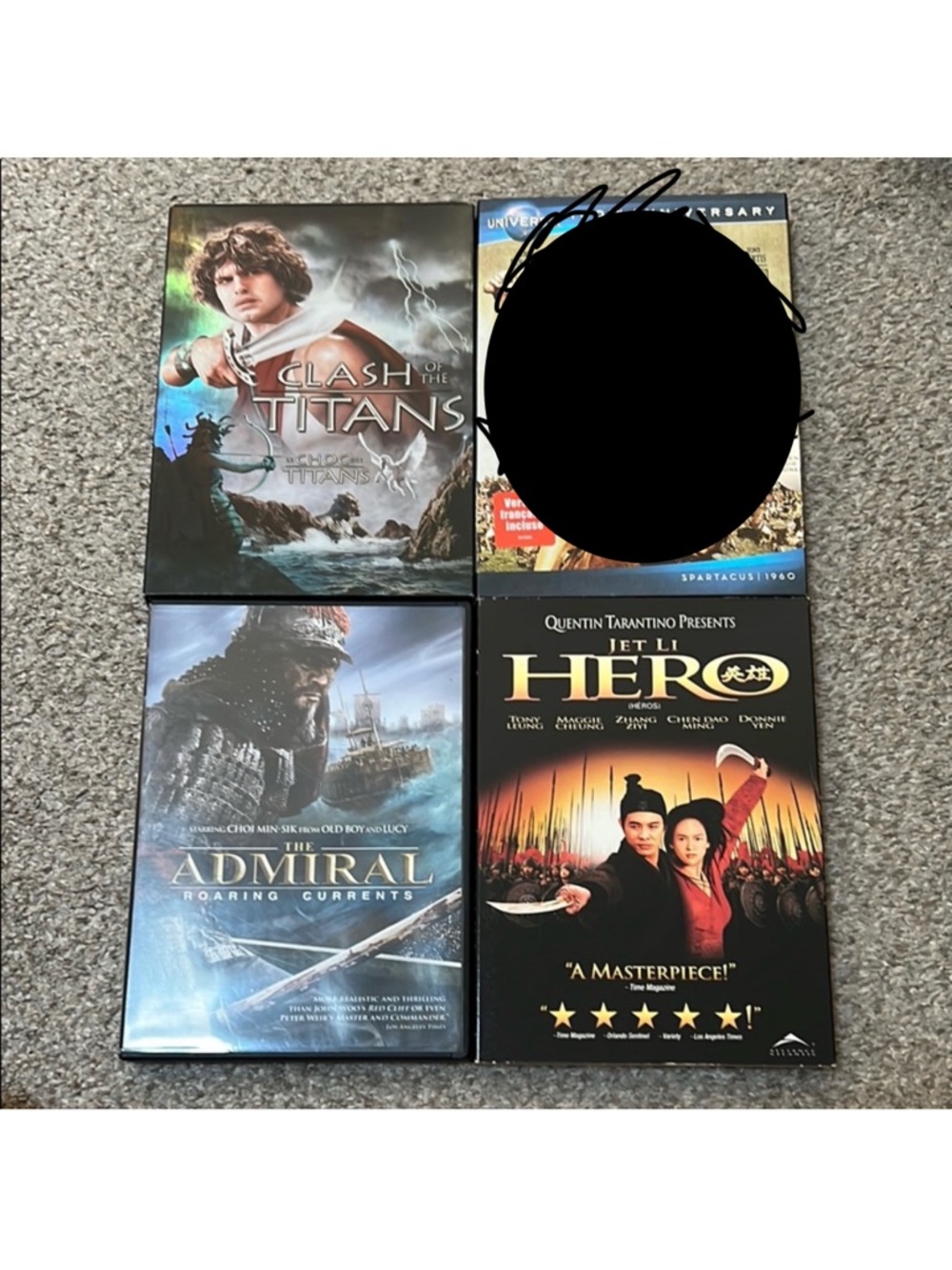 Action Adventure DVD Set / ‘Hero’ ‘The Admiral’ ‘Clash of the Titans
